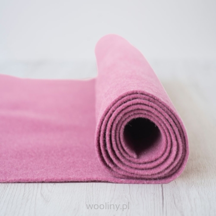 Filc wełniany 2mm dekoracyjny CIEMNY RÓŻ