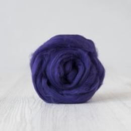 Czesanka bawełniana do filcowania ŚLIWKA