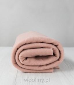Filc igłowy prefilc wełniany merino BRUDNY RÓŻ 19mic