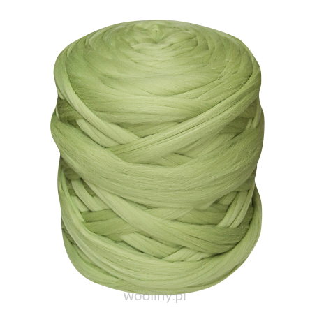 Kocyk czesankowy do sesji noworodkowej PISTACJOWY