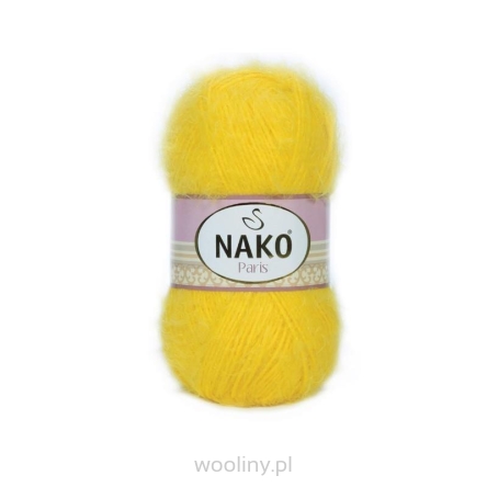 Włóczka NAKO PARIS 100g 11872 KANARKOWY ŻÓŁTY
