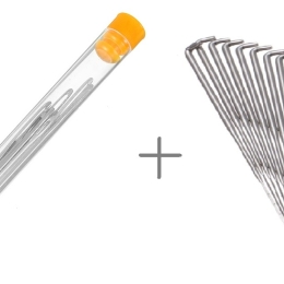 Igła średnia do filcowania metalowa 10szt HURT + TUBA gratis!