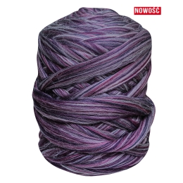 Wełna czesankowa 4,5kg MELANŻ ŚLIWKOWY #80 HURT