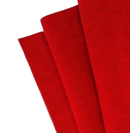 Filc wełniany 70% dekoracyjny 2mm TRUSKAWKOWY