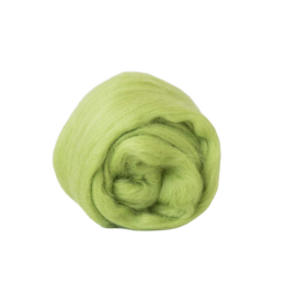 Wełna czesankowa 19mic ZIELONY merynos australijski 