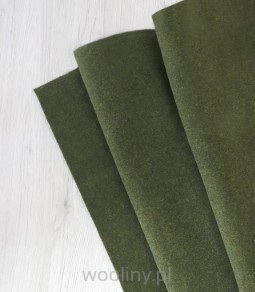 Filc wełniany 70% dekoracyjny 2mm MELANŻ ZIELONY