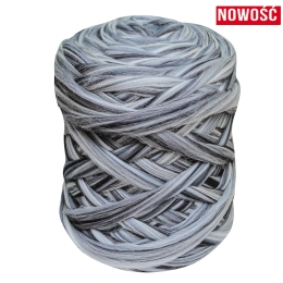 Wełna czesankowa polska SZARA ZEBRA #99
