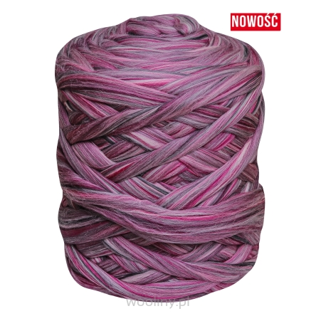 Wełna czesankowa merynos do filcowania 22-24mic ORCHIDEA