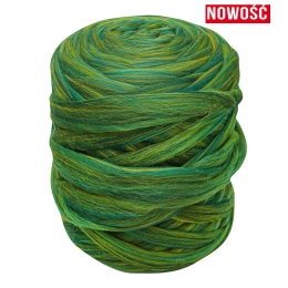 Wełna czesankowa polska Zielona Choinka #122 filcowanie