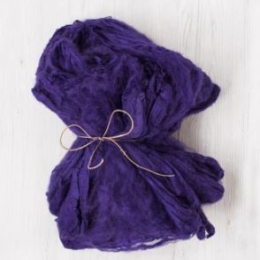 Jedwabne chusteczki 25x25cm silklaps ŚLIWKA