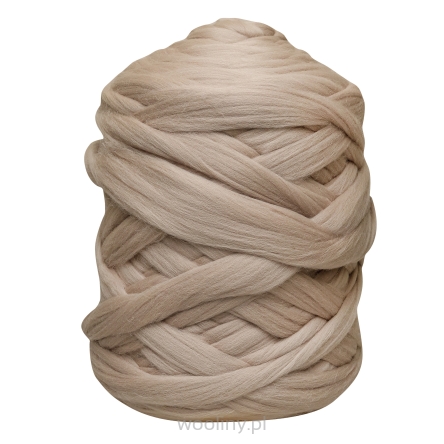 Kocyk czesankowy do sesji noworodkowej KASZMIROWY BEŻ