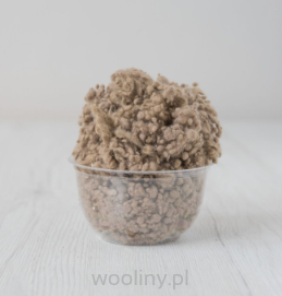 Wool Nepps wełniane kuleczki do filcowania ZIEMIA