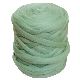 Wełna czesankowa MIĘTA #39 do filcowania i wyplatania koców