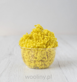 Wool Nepps wełniane kuleczki do filcowania ŻÓŁTY