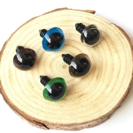 Zestaw bezpiecznych oczy oczek 12mm 6 kolorów