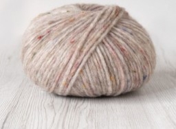 Włoczka CYRCUS alpaka z merynosem MELANŻ BEŻOWO RÓŻOWY 100g