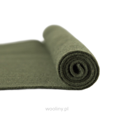Filc wełniany 2mm dekoracyjny MECH ZIELONY