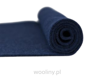 Filc wełniany 2mm Granatowy 30x30cm dekoracyjny