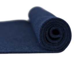 Filc wełniany 2mm Granatowy 30x30cm dekoracyjny