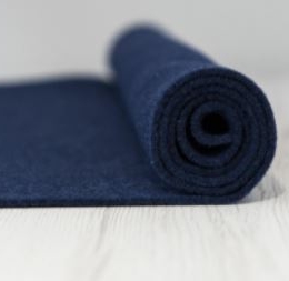 Filc wełniany 2mm Granatowy 30x30cm dekoracyjny