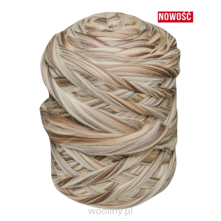 Kocyk czesankowy do sesji noworodkowej WANILIOWY