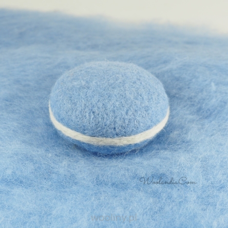 BŁĘKIT - Chmurka wełniana do wypełnienia koszy do sesji noworodkowej