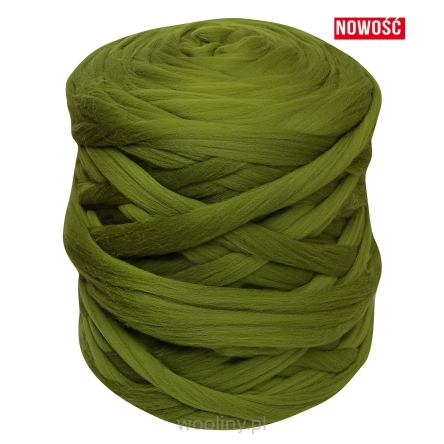 Wełna czesankowa merynos do filcowania 22-24mic LIMONKA