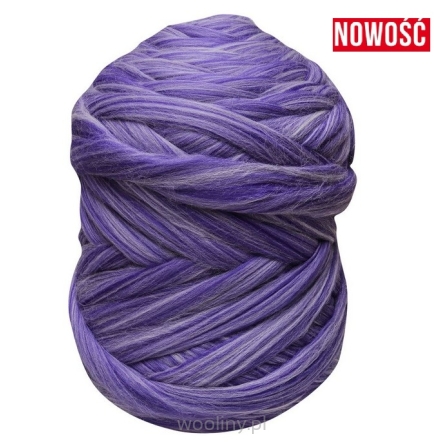 Wełna czesankowa 4,5kg AMETYST #138 HURT czesanka