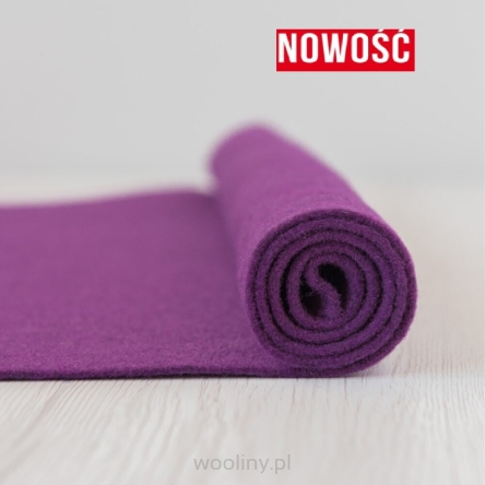 Filc wełniany 2mm dekoracyjny JAGODOWY