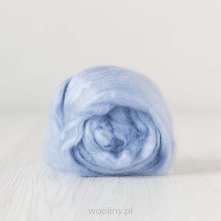 Czesanka wiskozy do filcowana BŁĘKIT