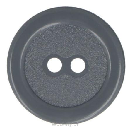 Guziki dwudziurkowe plastykowe 20 mm SZARY