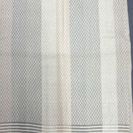 Damski szal z wełny merynosów dwustronny Jasny Szary