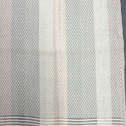 Damski szal z wełny merynosów dwustronny Jasny Szary