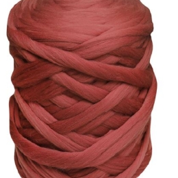 Wełna czesankowa polska 4,5kg BRANDY #101 filcowanie