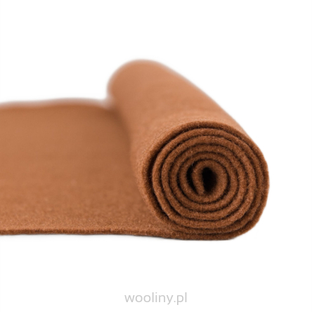 Filc wełniany 2mm CYNAMON 30x30cm dekoracyjny