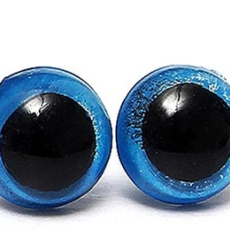 Bezpieczne oczka oczy 10mm Niebieskie maskotek Amigurumi