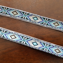 Tasiemka taśma aztecki etno boho folk 18mm żakardowa 