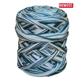 Wełna czesankowa 22-24mic MELANŻ AQUA 4,5kg HURT