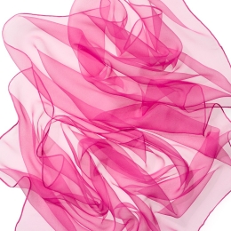 Szal jedwabny szyfon CYKLAMEN 180x55cm do nuno filcowania 