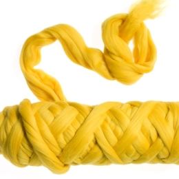 Wełna czesankowa merynos australijski 19mic SŁONECZNIK