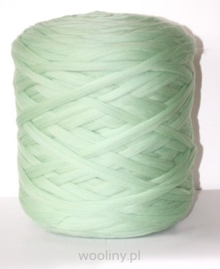 Wełna czesankowa Mini polska MIĘTA 3kg HURT