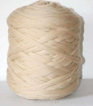 Wełna czesankowa Mini polska BEŻ 3kg HURT