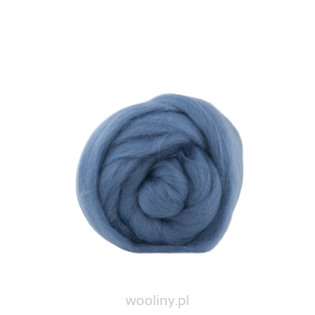 Wełna czesankowa 19mic JEANS merynos australijski 