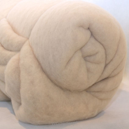 Gruba włóknina wełniana do filcowania BEŻ