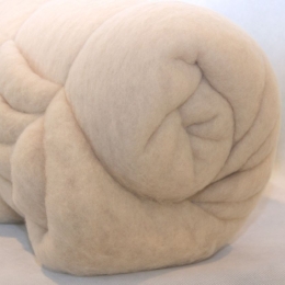 Gruba włóknina wełniana do filcowania BEŻ