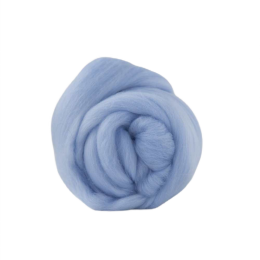 Wełna czesankowa 16mic BŁĘKITNY merynos australijski