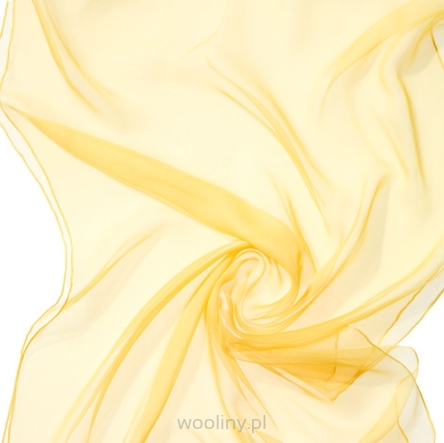 Szal jedwabny szyfon SŁONCE 180x55cm do nuno filcowania 