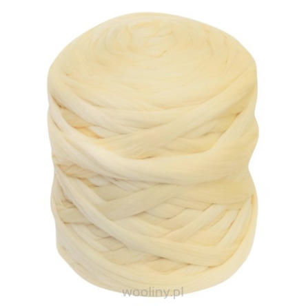 Wełna czesankowa 22-24mic BIAŁY NATURALNY 4,5kg HURT