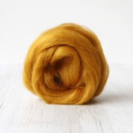 Alpaka czesanka wełniana MIODOWA filcowanie