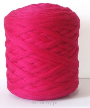 Wełna czesankowa Mini polska CYKLAMEN 3kg HURT